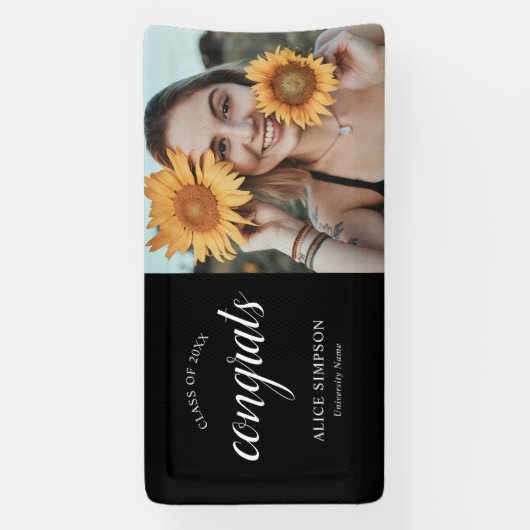 Het Afstuderen van de Foto van het Manuscript van  Spandoek (Verticaal)