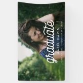 Het afstuderen van de Foto van het terugtrekschrif Spandoek (Verticaal)