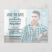 Het Afstuderen van de Foto van het Trendy Manuscri Briefkaart (Achterkant)