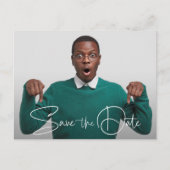 Het Afstuderen van de Foto van het Trendy Manuscri Briefkaart (Voorkant)