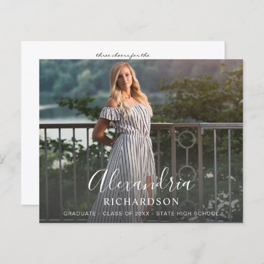 Het Afstuderen van de Naam van de Mode van het Man (Voorkant / Achterkant)