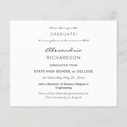 Het Afstuderen van de Naam van de Mode van het Man (Achterkant)