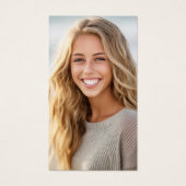 Het afstuderen van de student het voorzien van een visitekaartje (Voorkant)