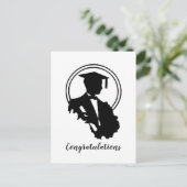 Het Afstuderen van de terugkeer feliciteert Briefkaart (Staand voorkant)