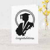 Het Afstuderen van de terugkeer feliciteert Kaart (Gele Bloem)