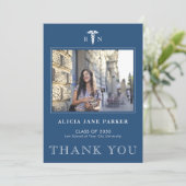Het afstuderen van de verpleegschool is een simpel bedankkaart (Staand voorkant)
