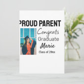 Het afstuderen van gelukwensen voegt de tekst van  feestdagenkaart (Staand voorkant)