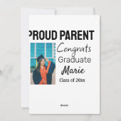 Het afstuderen van gelukwensen voegt de tekst van  feestdagenkaart (Achterkant)