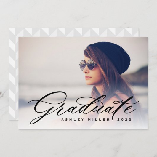 Het Afstuderen van het manuscript 2 - zijdelings d Kaart (Voorkant / Achterkant)