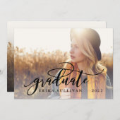 Het Afstuderen van het manuscript 2 zijdelings Fot Kaart (Voorkant / Achterkant)