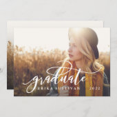 Het Afstuderen van het manuscript 2 zijdelings Fot Kaart (Voorkant / Achterkant)