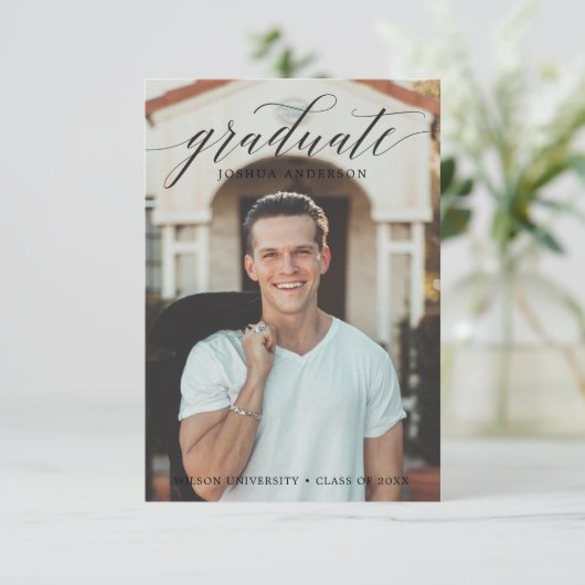 Het Afstuderen van het manuscript de Uitnodiging v (Staand voorkant)