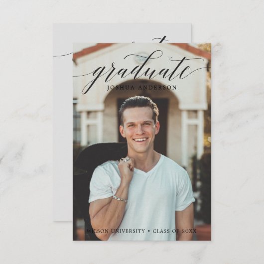 Het Afstuderen van het manuscript de Uitnodiging v (Voorkant / Achterkant)