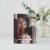 Het Afstuderen van het manuscript sparen de Foto v Briefkaart (Staand voorkant)