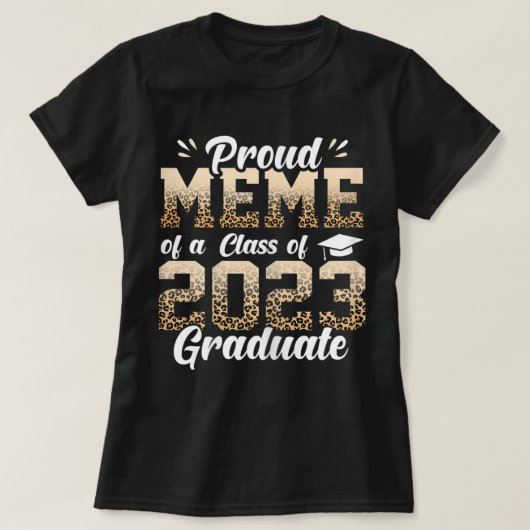 Het Afstuderen van het Meme 2023 van de Wijzen van T-shirt (Design voorkant)