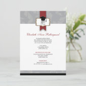 Het Afstuderen van het Patroon van de Krompen van  Kaart (Staand voorkant)