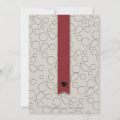 Het Afstuderen van het Patroon van het Lint: Warm  Kaart (Achterkant)