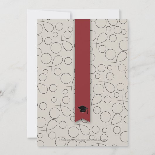 Het Afstuderen van het Patroon van het Lint: Warm  Kaart (Achterkant)