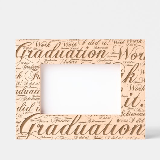 Het Afstuderen van Modern Inspiring Achievement Ke Gegraveerde Lijstjes (Voorkant)