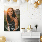 Het Afstuderen | Vetgedrukte naam Afstuderen Spandoek