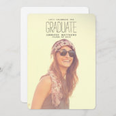 Het Afstuderen vieren | 2016 Graduation Party Kaart (Voorkant / Achterkant)