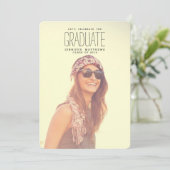 Het Afstuderen vieren | 2016 Graduation Party Kaart (Staand voorkant)