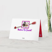 Het aftappen van activa op Funny Valentijnsdag kaa Kaart (Achterkant)