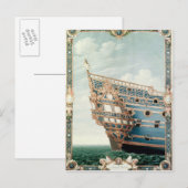 Het aftercastle van de "Le Soleil Royal" Briefkaart (Voorkant / Achterkant)