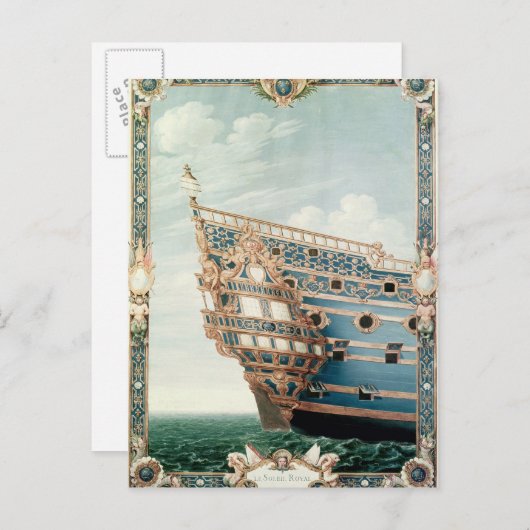 Het aftercastle van de "Le Soleil Royal" Briefkaart (Voorkant / Achterkant)