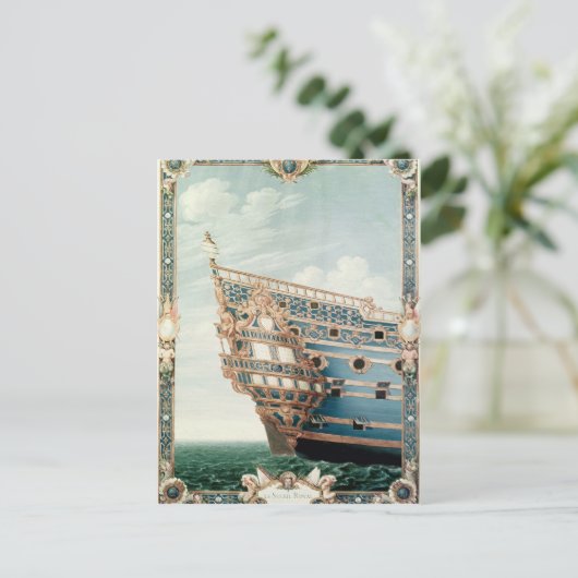 Het aftercastle van de "Le Soleil Royal" Briefkaart (Staand voorkant)