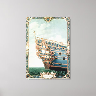 Het aftercastle van de "Le Soleil Royal" Canvas Afdruk