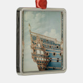 Het aftercastle van de "Le Soleil Royal" Metalen Ornament (Rechts)