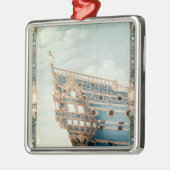 Het aftercastle van de "Le Soleil Royal" Metalen Ornament (Links)