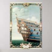 Het aftercastle van de "Le Soleil Royal" Poster (Voorkant)