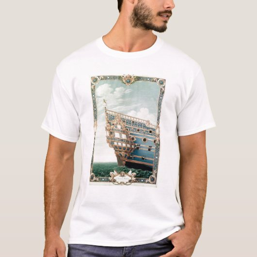 Het aftercastle van de "Le Soleil Royal" T-shirt (Voorkant)
