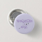 Het aftreden is Magic Pin Ronde Button 3,2 Cm (Voorkant /achterkant)