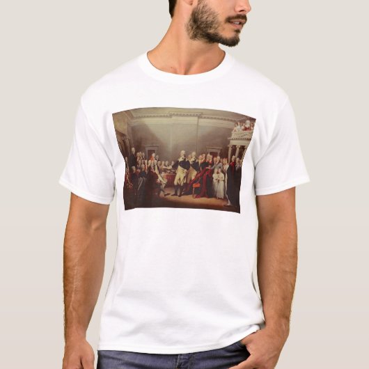 Het aftreden van George Washington T-shirt (Voorkant)