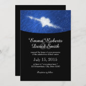 Het afvallen van de Liefde Sterrennacht Wedding Kaart (Voorkant / Achterkant)