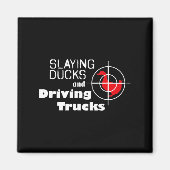 Het afwerpen van eenden en het besturen van vracht magneet (Voorkant)