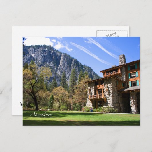 Het Ahwahnee Hotel Briefkaart (Voorkant / Achterkant)