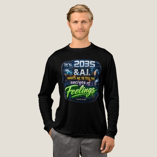 Het "AI"-houding T-shirt (Voorkant)