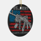 HET AK47-MACHINE-PISTOOL KERAMISCH ORNAMENT (Rechts)