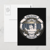 Het akkoord verheffen briefkaart (Voorkant / Achterkant)