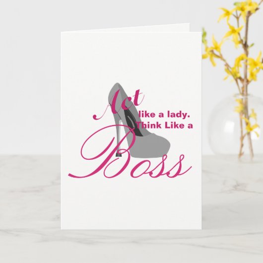 Het Akte zoals een dame, maar denkt als een Kaart (Gele Bloem)