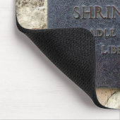 Het Alamo Fortress-Shrine Plaque Muismat (Hoek)