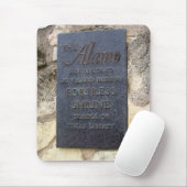 Het Alamo Fortress-Shrine Plaque Muismat (Met muis)