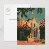 Het Alamo  Texaans Briefkaart (Voorkant / Achterkant)