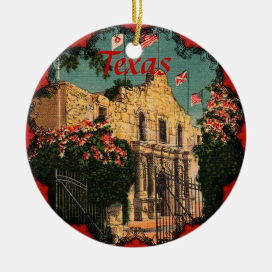 Het Alamo  Texaans Ornament (Voorkant)