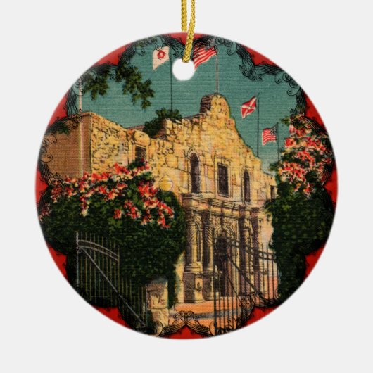 Het Alamo  Texaans Ornament (Voorkant)