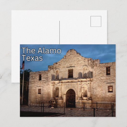 Het Alamo Texas Briefkaart (Voorkant / Achterkant)